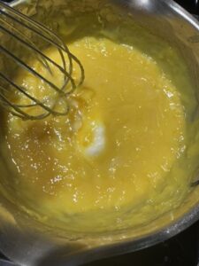 Image of orange custard
