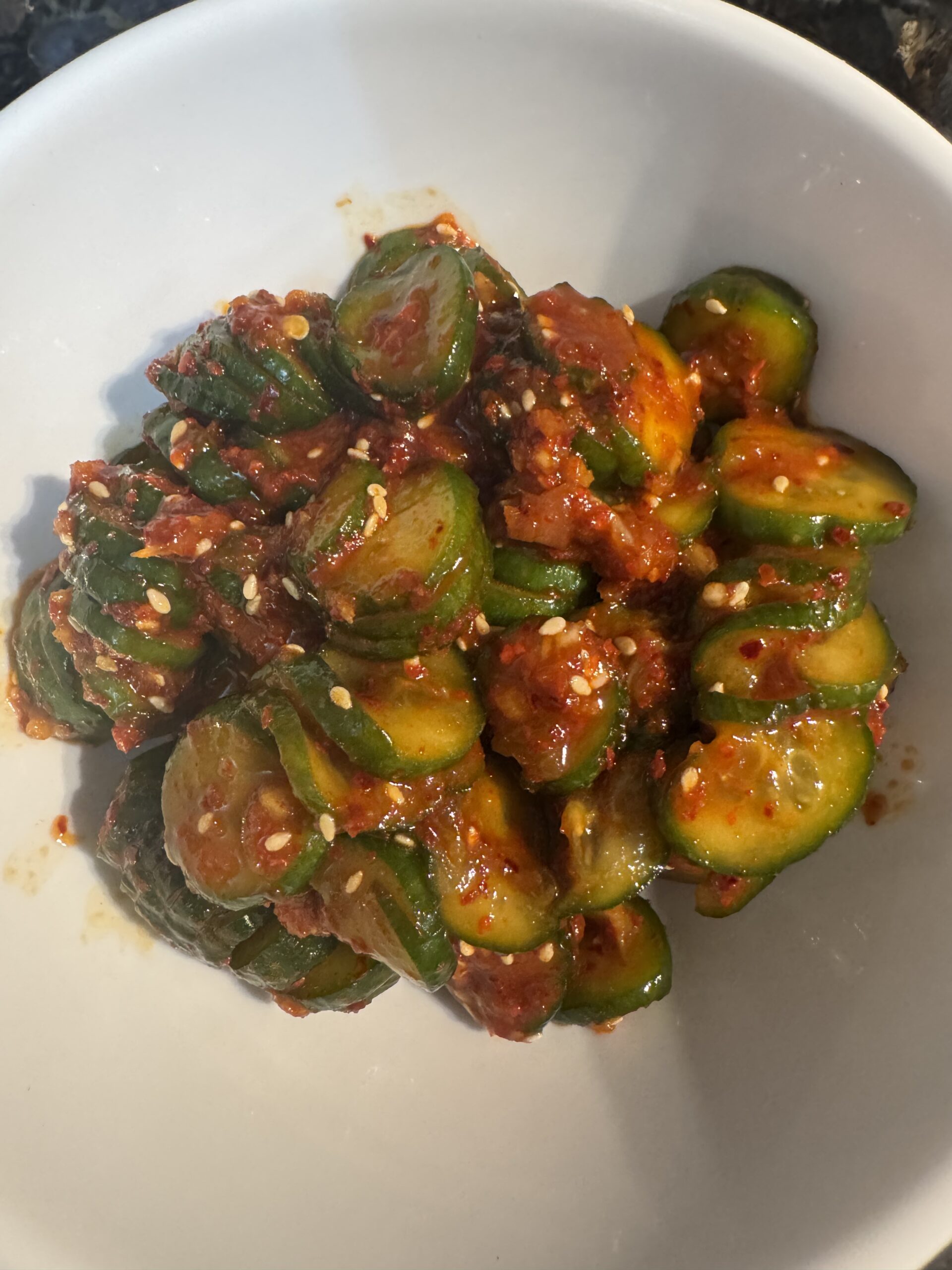 Image of Korean cucumber salad