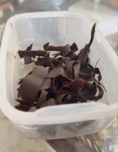 Image of chocolate shavings